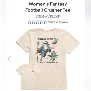 NWT Life is Good Fantasy Football tee